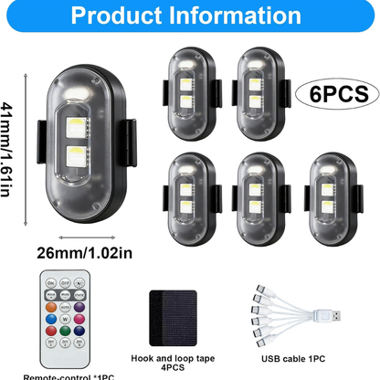 Iluminación Ambiental Interior para Coche con Sistema Adhesivo