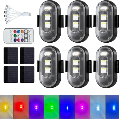 Iluminación Ambiental Interior para Coche con Sistema Adhesivo