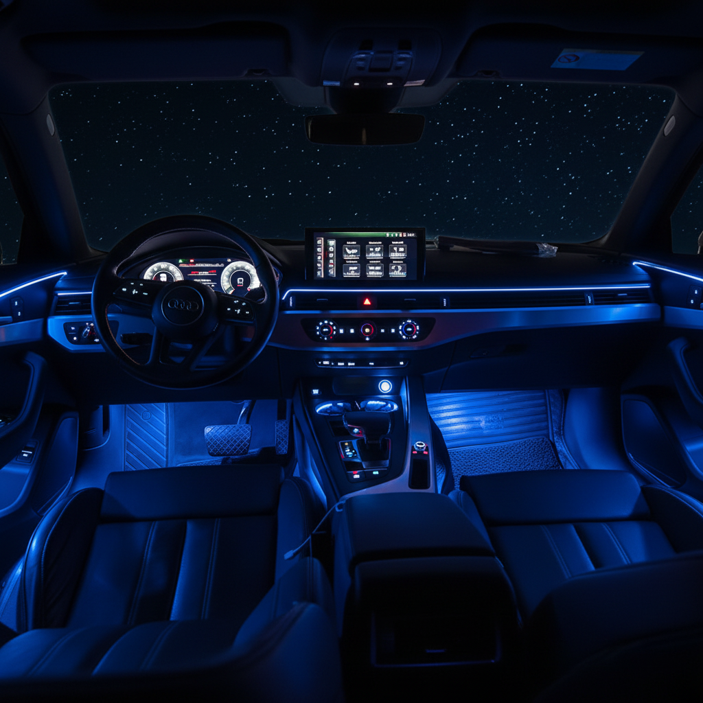SUV azul